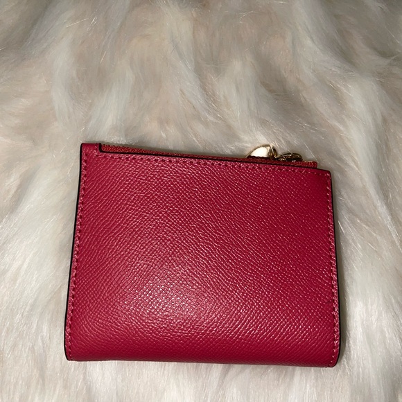Coach Red Leather Wallet - Picture 3 of 8